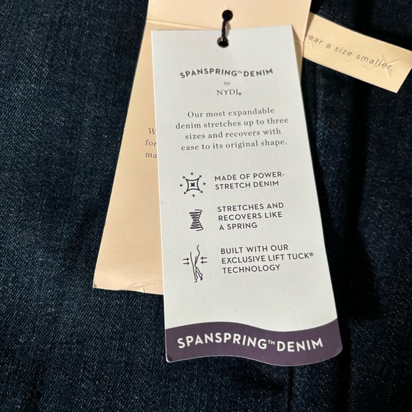 NYDJ Spanspring Pull-On Slim Bootcut Jeans-Kenzie Women's Size Small NEW - Picture 11 of 14